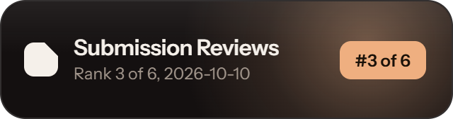 AlternativeTo: rank 3 of 6, 65 of 100 on Submission Reviews