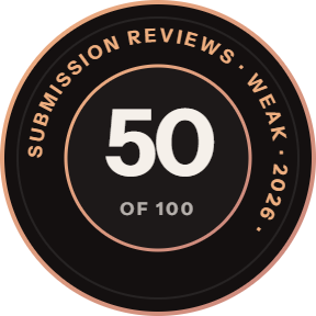 StartupBase: 50 of 100 on Submission Reviews